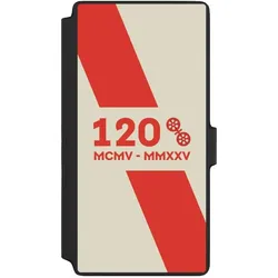 Nivocase Klapphülle für Samsung Galaxy S22 Ultra Handyhülle aus Kunst Leder NIVOflip schwarz 1. FSV Mainz (Samsung Galaxy S22 Ultra), Smartphone Hülle, Schwarz