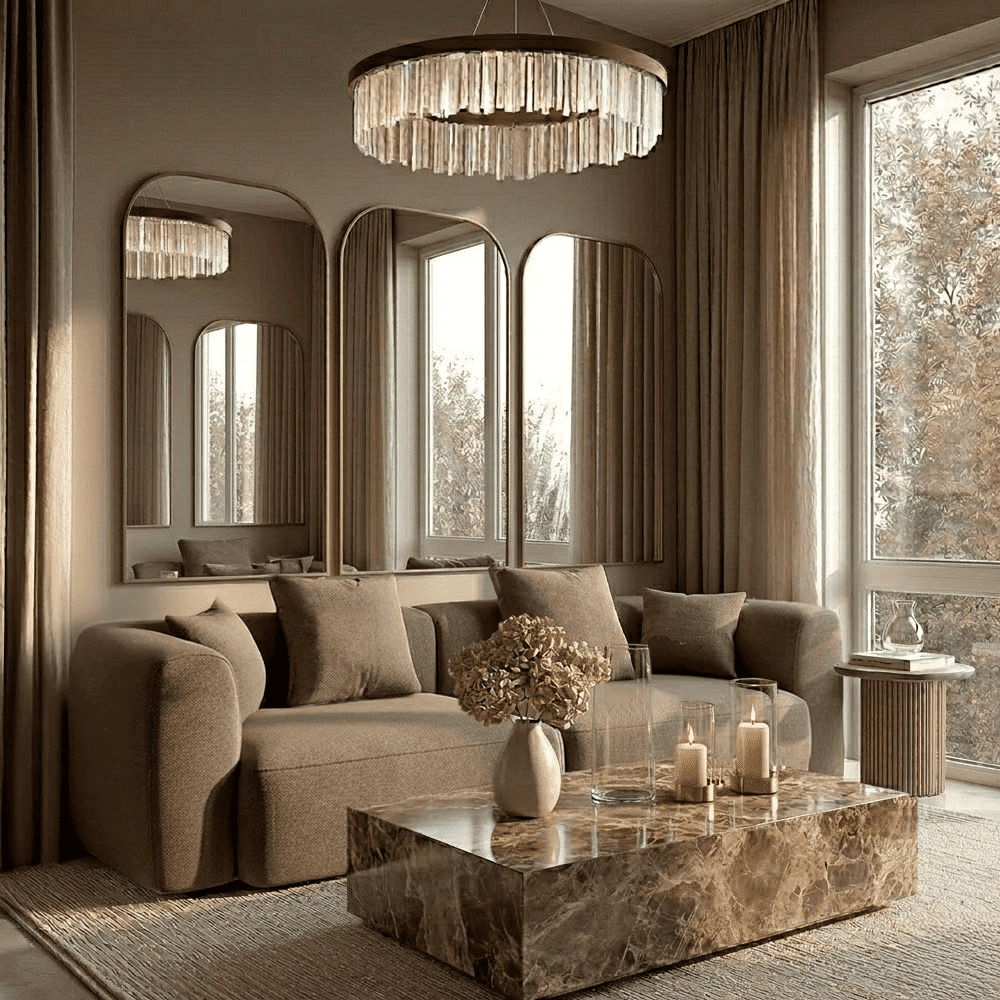 Bellina Brown Velvet Luxury 2 Seater Sofa