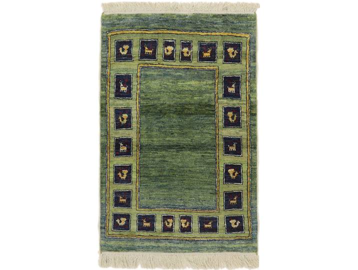 Perser Gabbeh Loribaft Edition Teppich 82x122 Handgeknüpft Modern Orientteppich Perserteppich Wolle