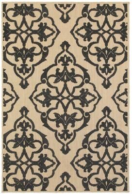 Style Haven Cara Mixed Pile Filigree Medallion Indoor-Outdoor Rug