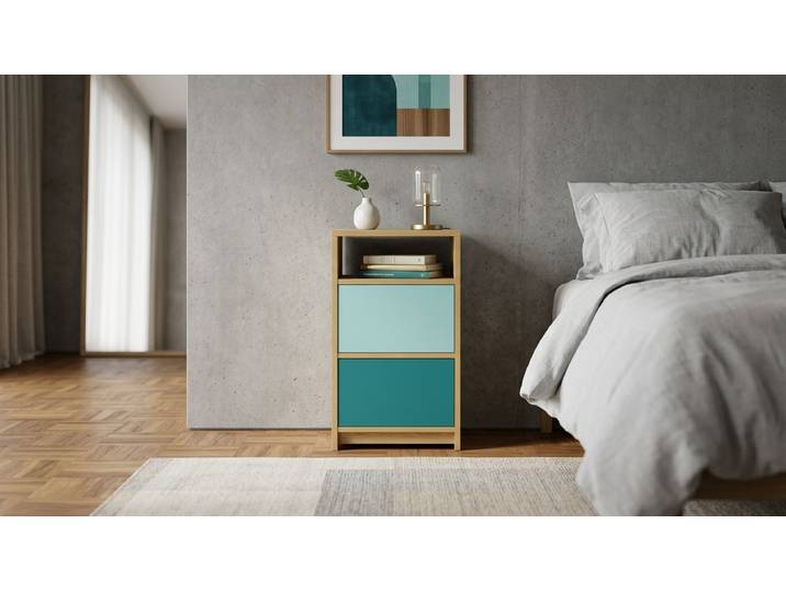 Buntes Sideboard Eiche Natur geölt