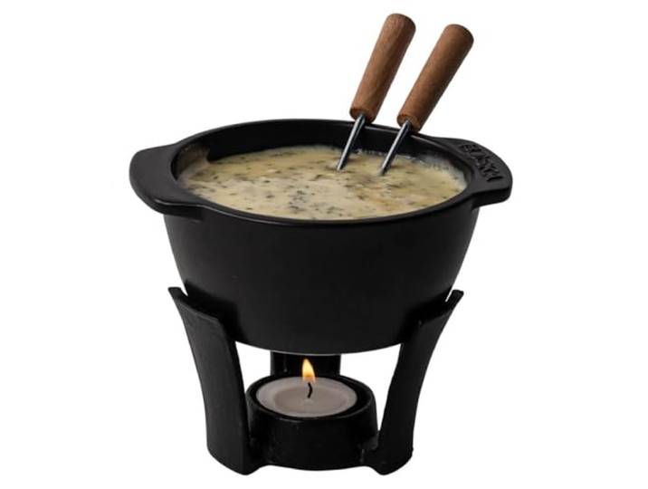 Boska Fondueset Party Mini/Fondue set/Voor kaasfondue en saus / 300 ml/Vaatwasserbestendige fonduepan