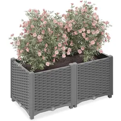 Relaxdays, Blumentopf, Pflanzkübel (40 x 80 x 38 cm)