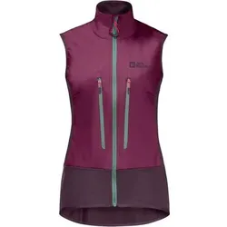 JACK WOLFSKIN Damen Weste ALPSPITZE VEST W, Größe S in Lila Lila