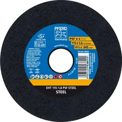 PFERD TOOLS Trennscheibe EHT gerade Universallinie PSF STEEL für Stahl - 61730021