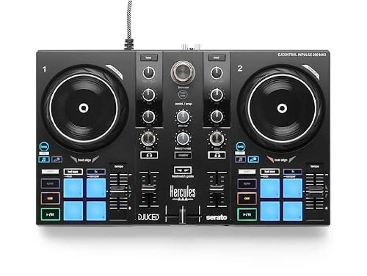 Hercules DJControl Inpulse 200 MK3 - Ideale DJ-controller Serato Lite