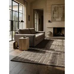 Teppich Pflegeleicht Braun 160x220 cm - MUOTA   Kadima Design