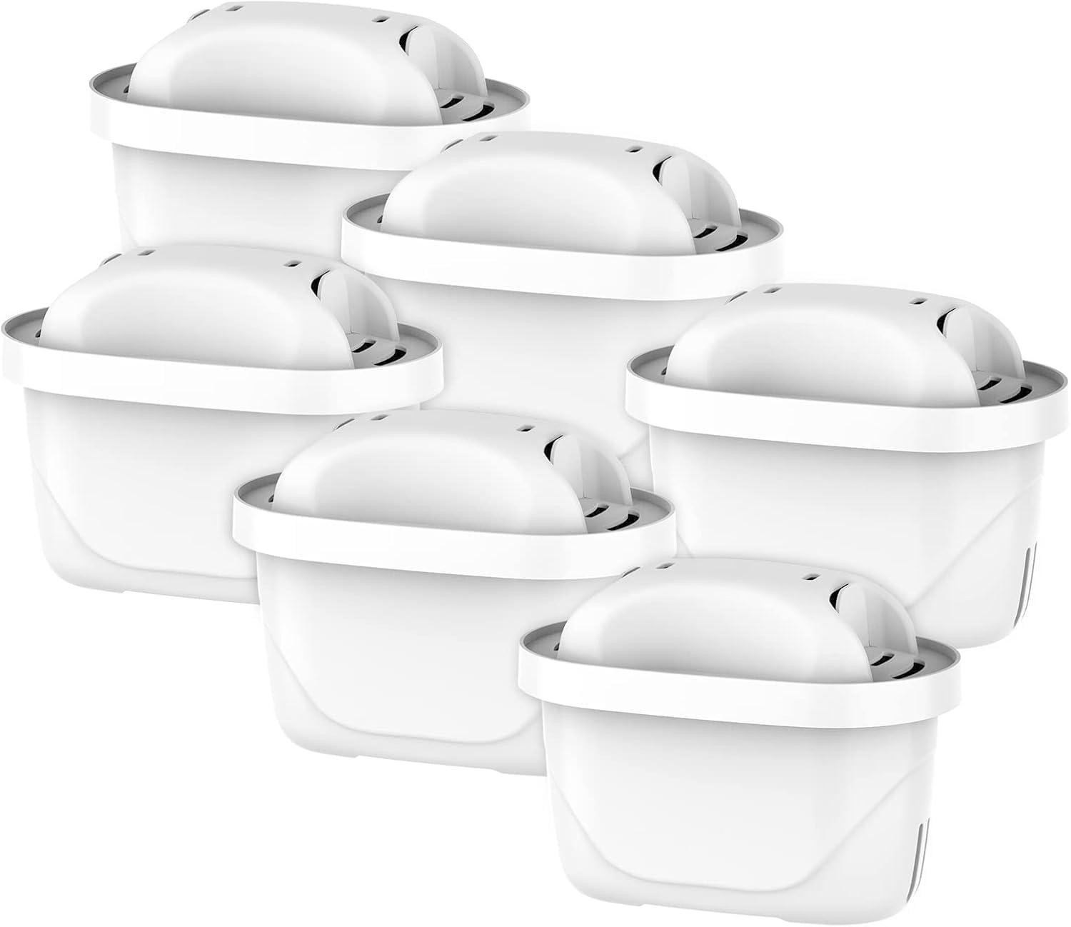 Dripio Waterfilterpatronen, 6 stuks, compatibel met Mavea Maxtra