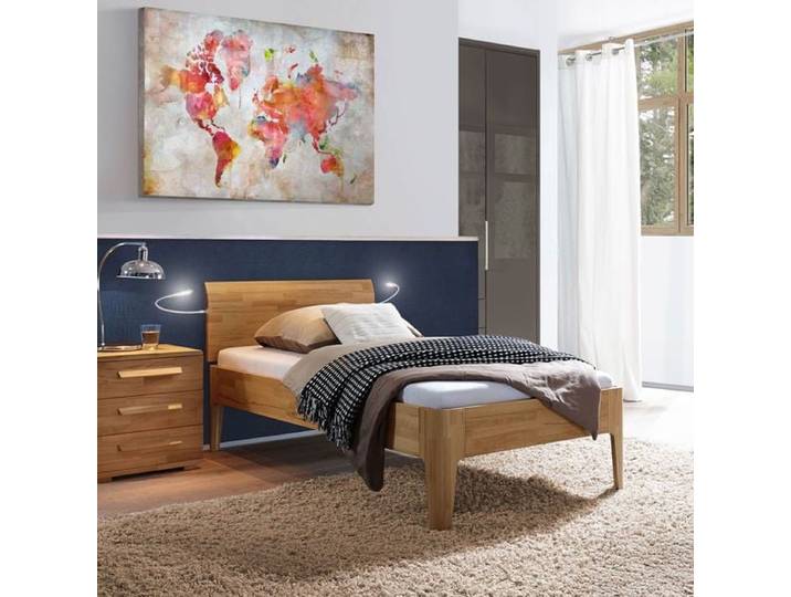 Einzelbett Baleira Komfort Kernbuche Massivholz 90x200cm skandinavisch