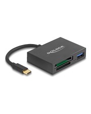 Delock USB-C Card Reader für XQD und SD Speicherkarten+ USB 5 Gbps Typ-A (91711)