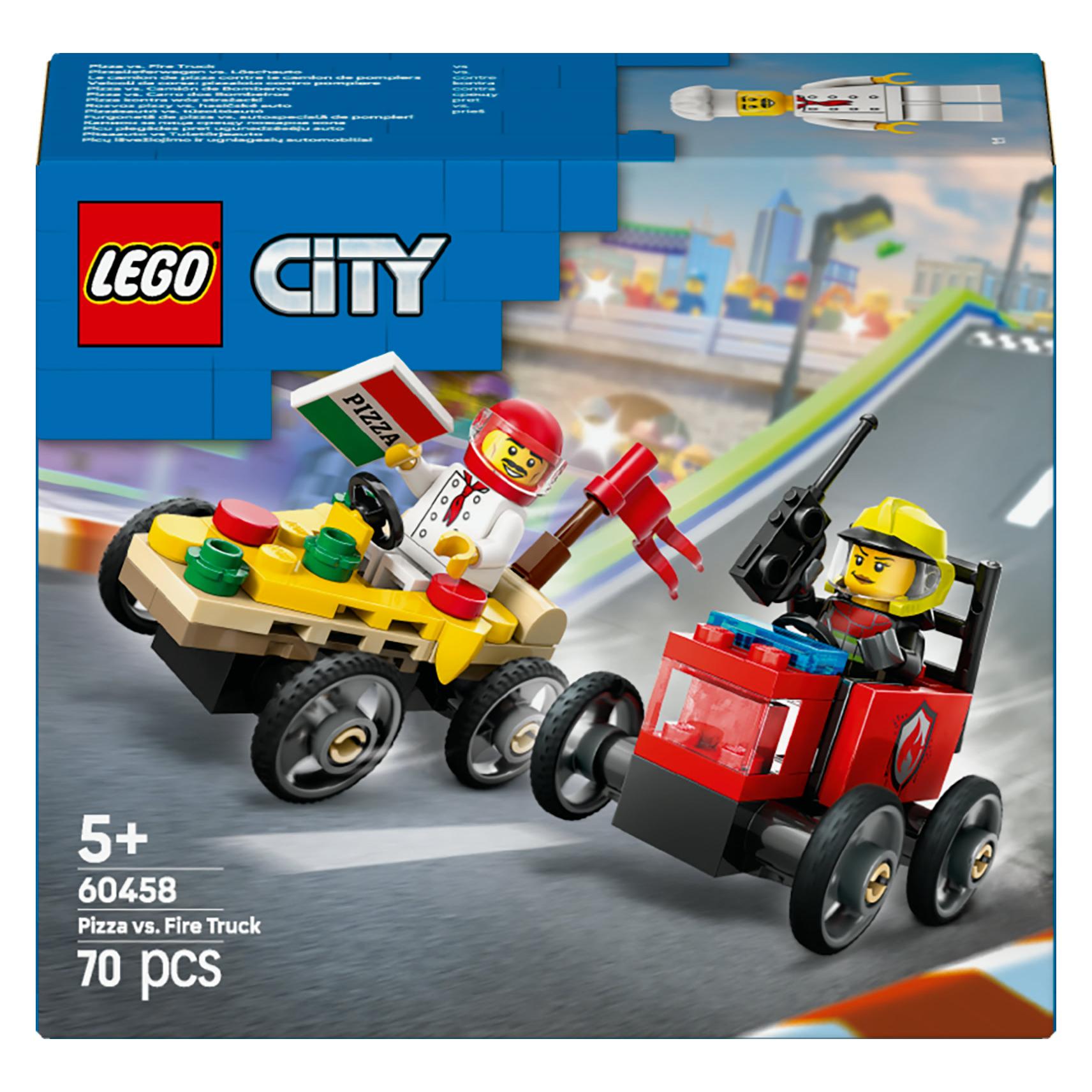 LEGO Pizzalieferwagen vs. Löschauto (LEGO City) (60458)
