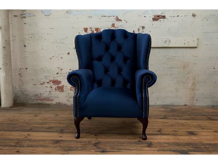 Xlmoebel Ohrensessel Chesterfield Loungesessel mit hochwertiger Polsterung (Ohrensessel (1 Sitzer), Hergestellt in Europa