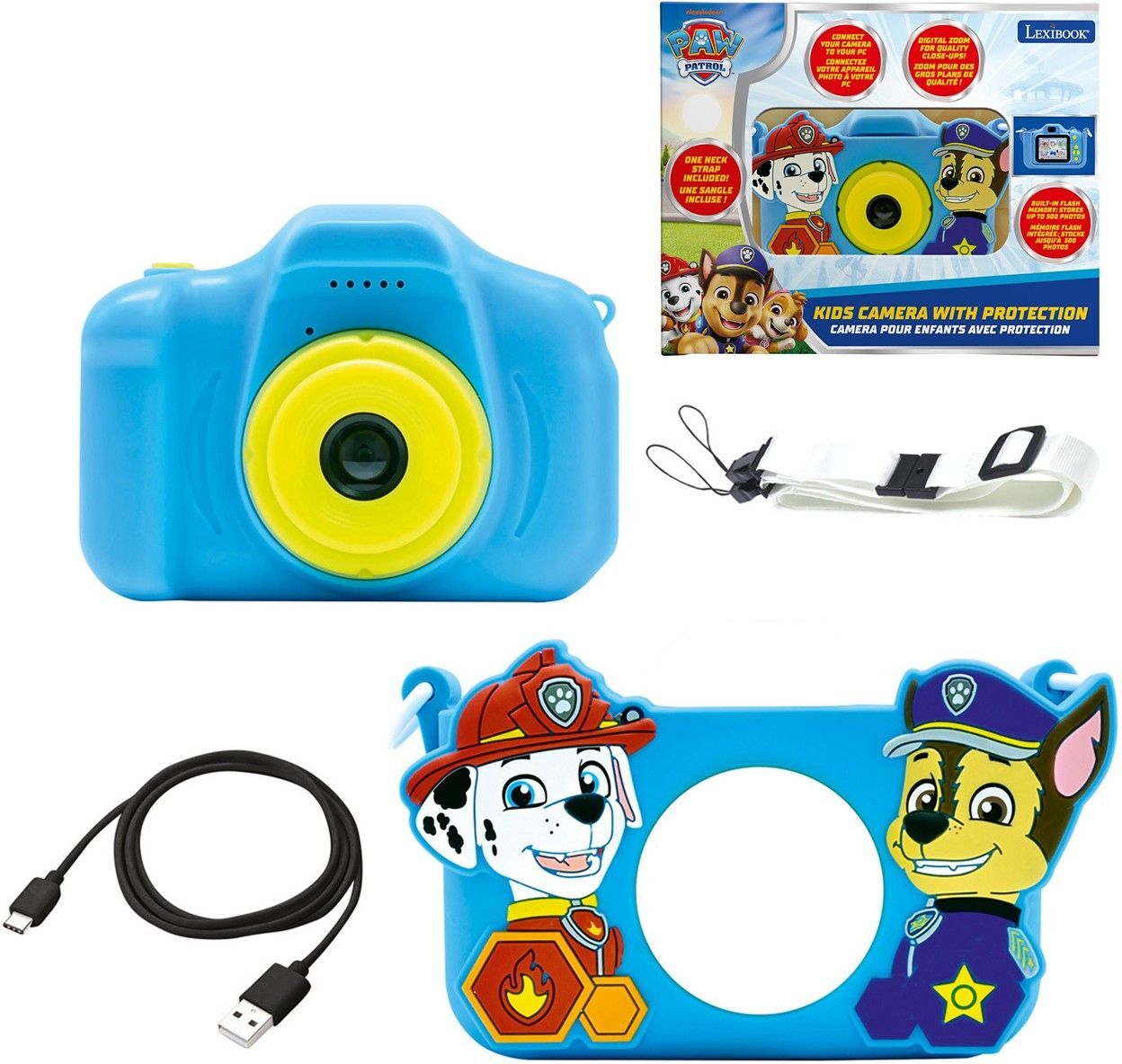 Lexibook: Paw Patrol Digital Kids Camera with Protection (25.DJ078PA)