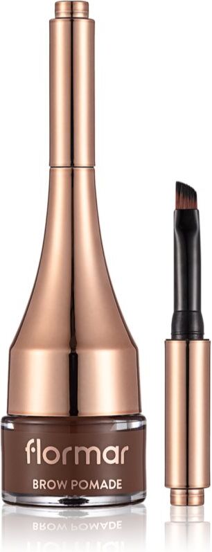 flormar Brow Pomade eyebrow pomade with brush shade 02 Light Brown 2,2 g