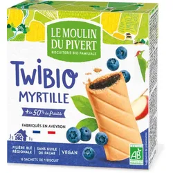 Le Moulin du Pivert Twibio Kekse mit Heidelbeerfüllung bio