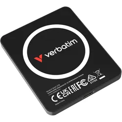 Verbatim SSD 2TB SnapBack Ultra Slim SSD 2TB black (2 TB), Externe SSD, Schwarz