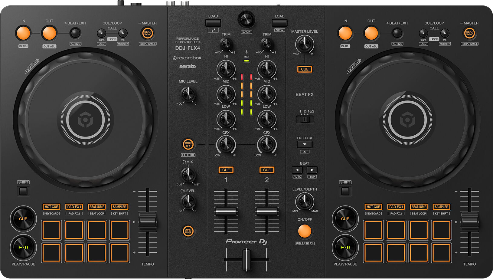 Pioneer DJ DDJ-FLX4 Controlador de DJ para Principiantes
