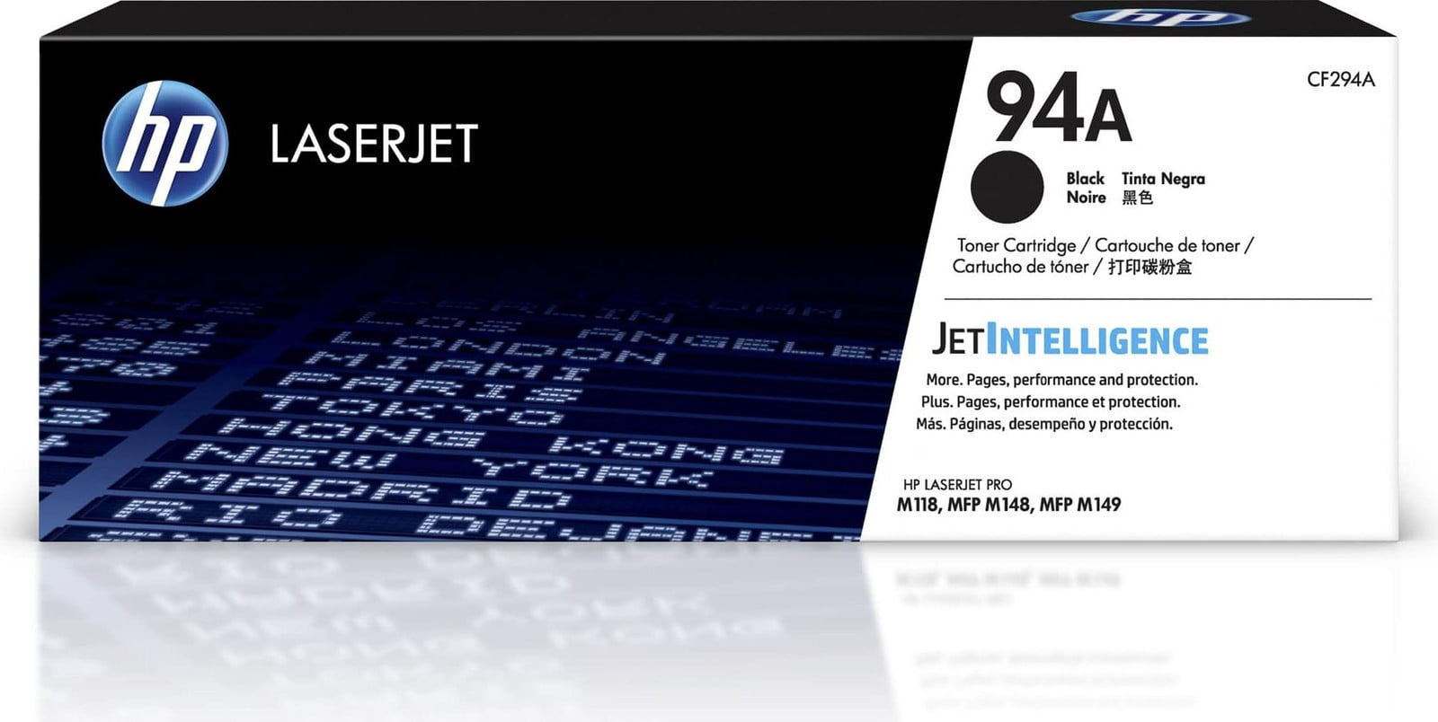 HP 94A CF294A zwarte originele tonercartridge voor HP LaserJet Pro M118 en HP LaserJet Pro