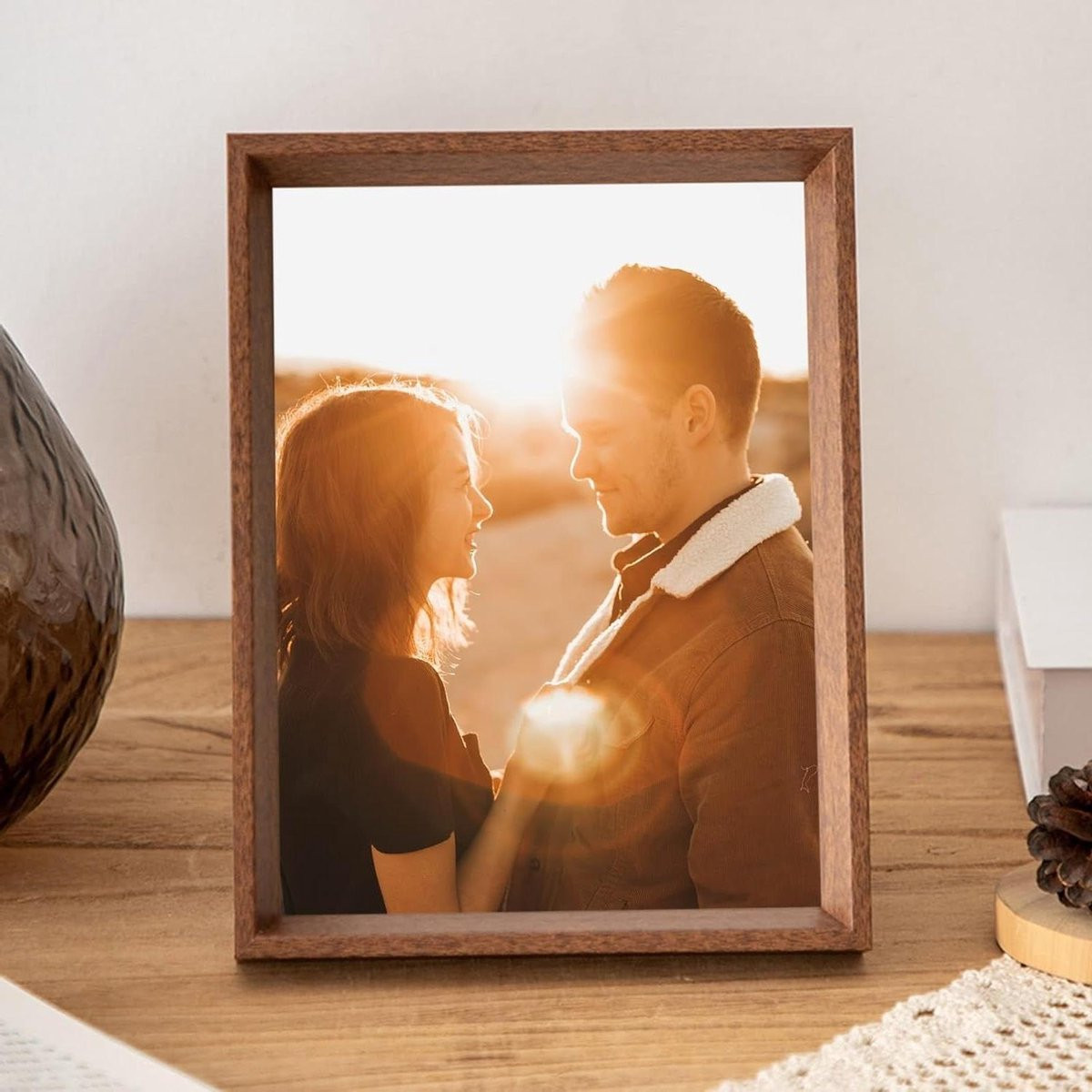 Fotolijst A4 Certificaat Frame Zwart Walnoot 21 x 30 cm