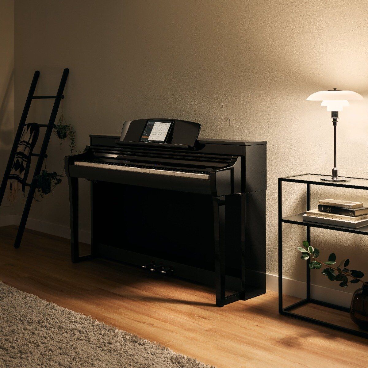 Yamaha CSP-255 Schwarz Poliert E-Piano