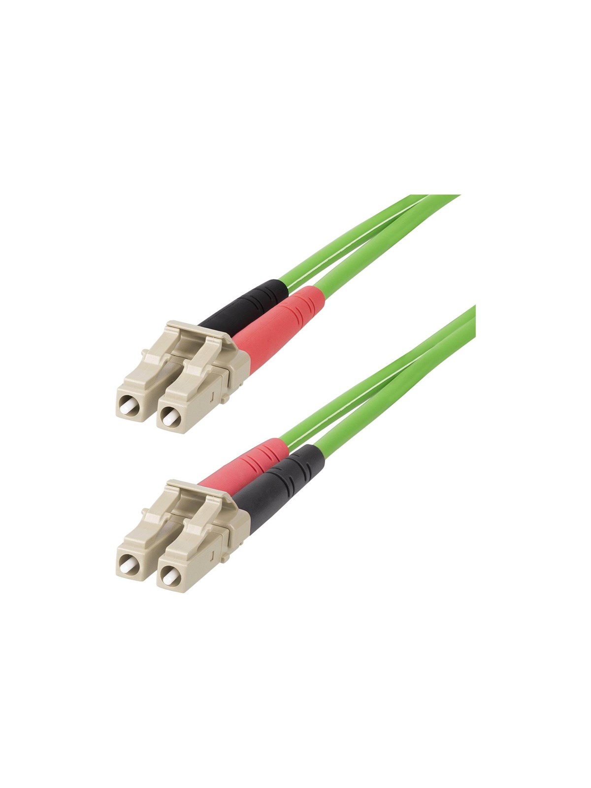 StarTech.com 25m (82ft) LC to LC (UPC) OM5 Multimode Fiber Optic Cable - patch cable - 25 m - green - Grün - 25m