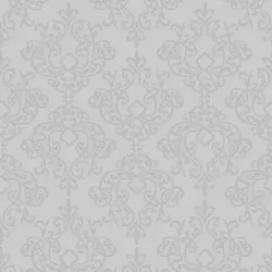 Mank Airlaid Serviette im Prägedruck Wencke in Silber 40 x 40 cm, 50 Stück - Struktur Ornamente