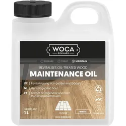 Woca, Holzschutz + Holzpflege, Pflegeöl (Weiss, 1 l)