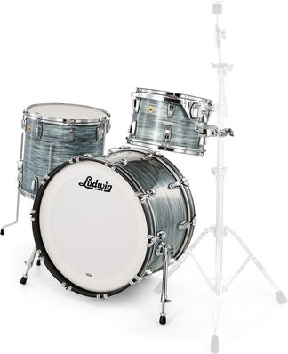 Ludwig Legacy Mahogany Fab Blue Oyst. Vintage Blue Oyster