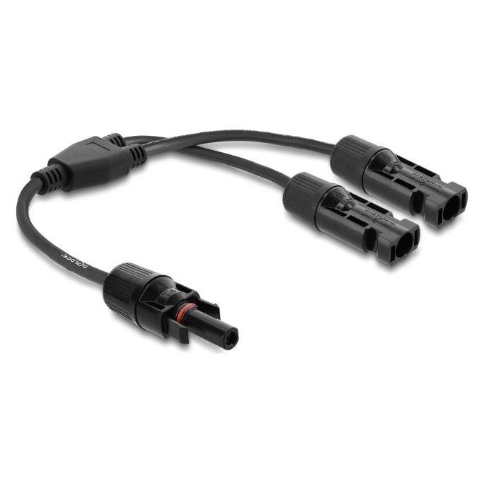 Delock DL4 Solar Splitter Kabel 2 x Stecker zu 1 x Buchse 30 (Solarkabel) (89298)