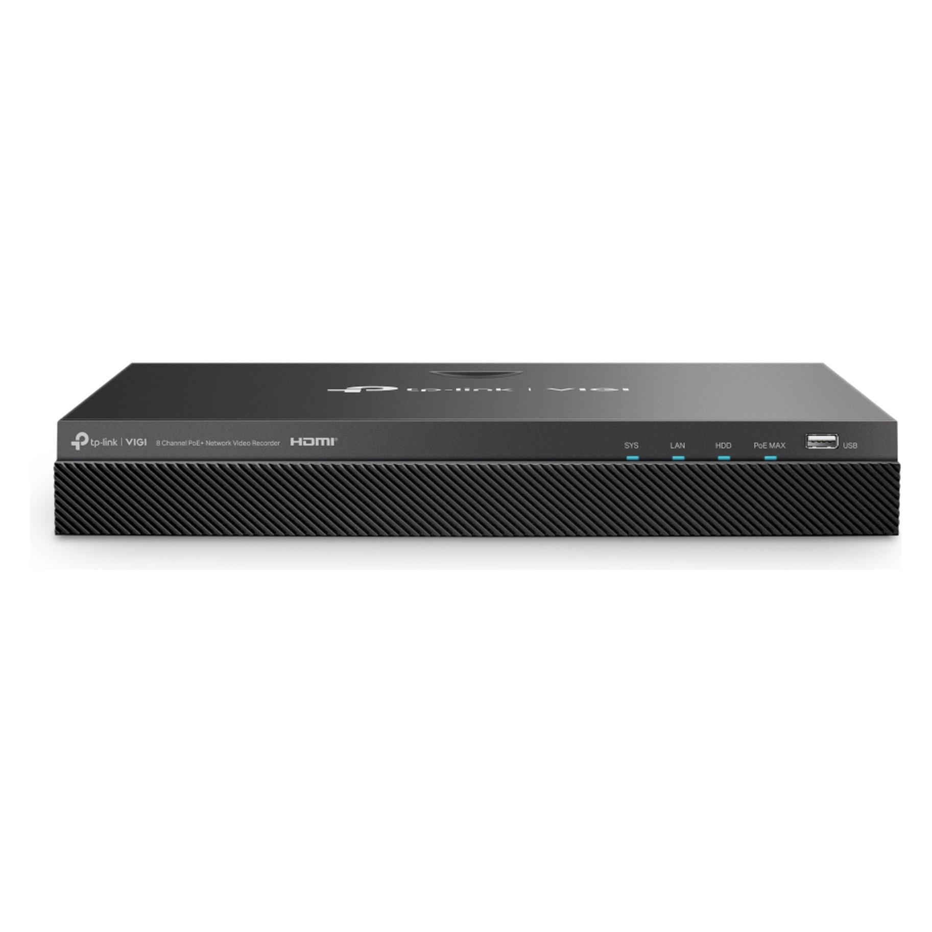TP-Link 8 Ch Poe+ Network Recorder (Netzwerk Videorecorder (NVR)) (NVR2008H-8MP-2TB)
