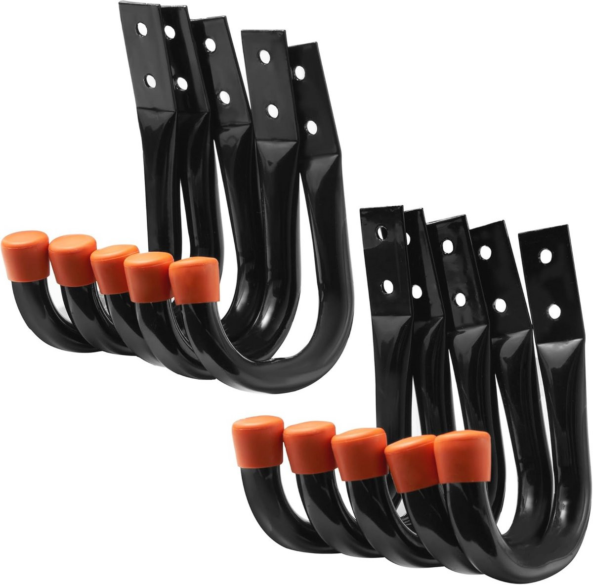 Set van 10 Heavy Duty stalen wandgemonteerde garage-opslaghaken