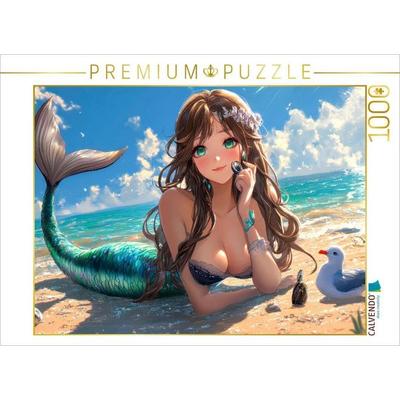 CALVENDO Puzzle Meerjungfrau | 1000 Teile Lege-Größe 64x48cm Foto-Puzzle für glückliche Stunden, Sonstige von , Calvendo Puzzle
