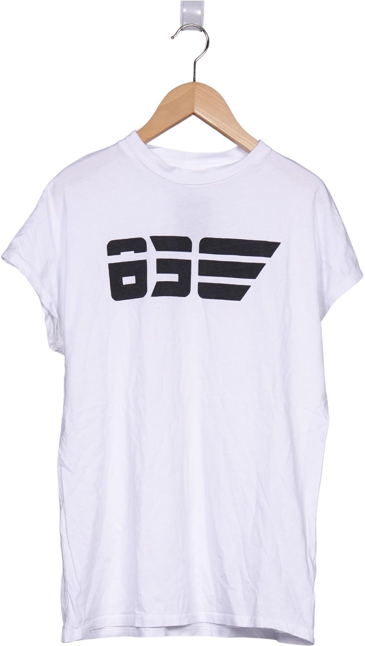 Won Hundred Damen T-Shirt, Weiß, Gr. M, Baumwolle - Second Hand