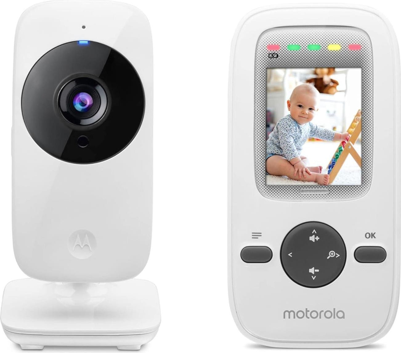 Motorola Nursery Babyfoon met Camera VM481 - Baby Monitor met 2,0-Inch Kleurenscherm, Infrarood Nachtzicht en Digitale Zoom