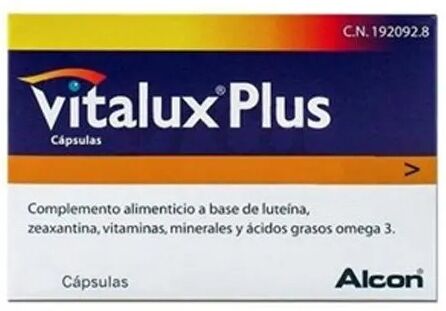 Alcon Vitalux Plus Cápsulas 10mg Luteína x84