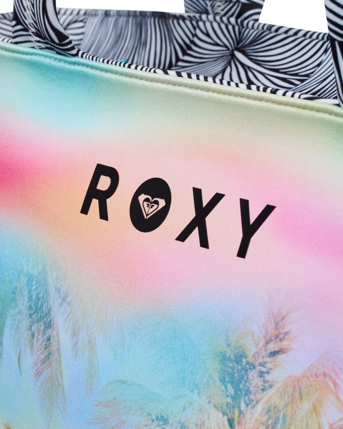 Strandtasche ROXY "Pro Surf", Damen, bunt (cloud dancer super surfer), Obermaterial: 100% Neopren., Taschen Strandtasche