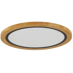 KHG LED-Deckenleuchte   ¦ holzfarben ¦ Maße (cm): H: 5  Ø: 41.0