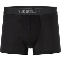 Super Natural, Herren, Funktionsunterhose, Tundra 175 Boxer (XXL), Schwarz