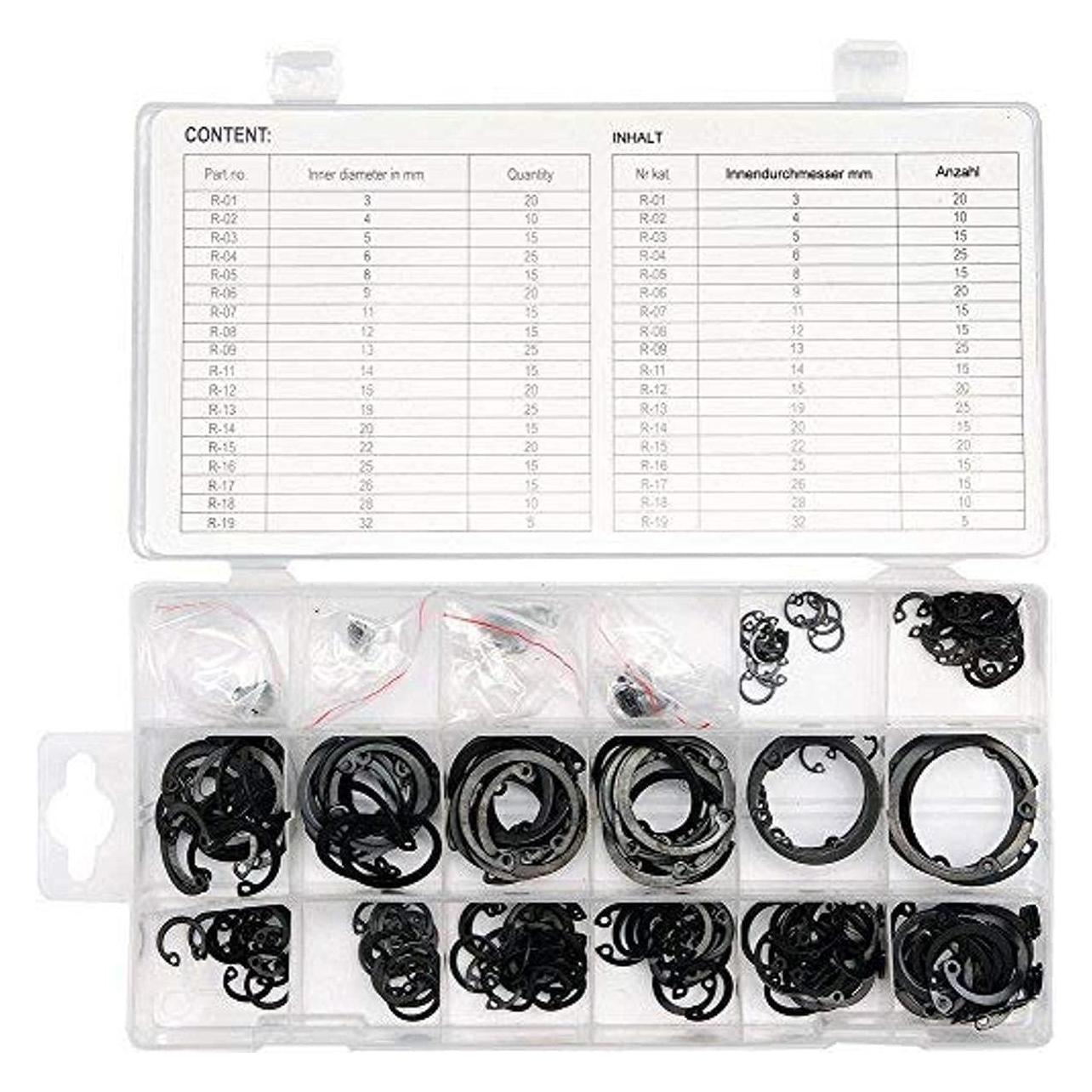 Yato Internal Circlip Assortment 300pcs (YT-06881)