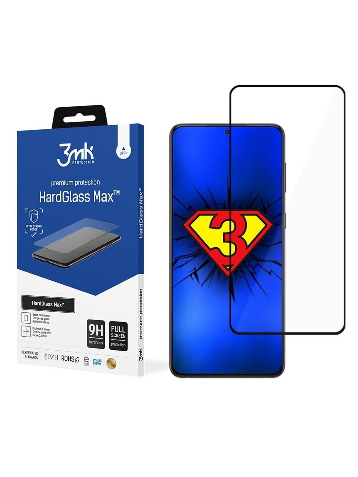 3mk 9H HardGlass Max Glass - Samsung Galaxy S22+ 5G
