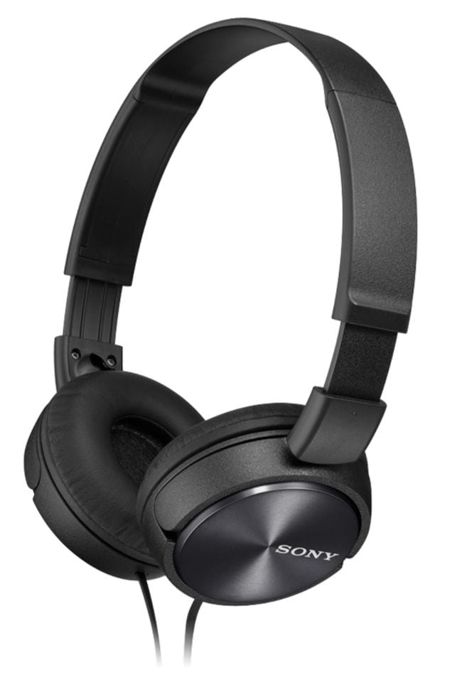 Sony MDR-ZX310AP Ohraufliegender Kopfhörer kabelgebunden (Schwarz) MDRZX310APB