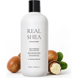 Rated Green, Shampoo, Real Shea Butter Nourishing Shampoo (Flüssiges Shampoo, 400 ml)