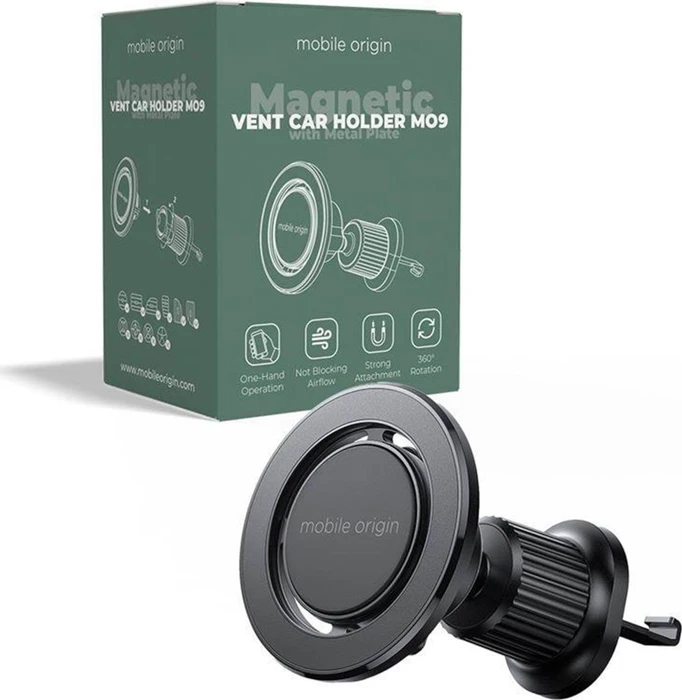 Mobile Origin Magnetic Vent Car Holder MO9 with Metal Plate
