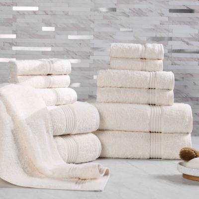 Superior 100% Egyptian Cotton 12-Piece Towel Set Luxury, Soft & Absorbent