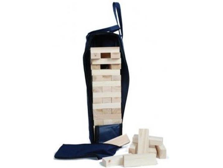 Philos60 Reuze Vallende Toren - Jenga - 60 houten speelstukken - 280 x 177 x 630 mm