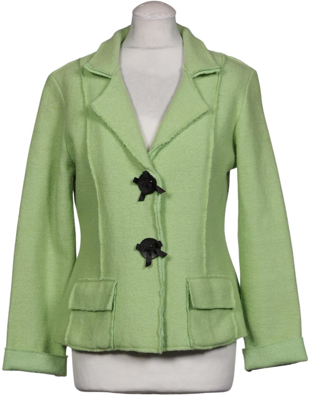 Kriss Trading Sweden Damen Blazer, Hellgrün, Gr. M, Wolle / Synthetik - Second Hand