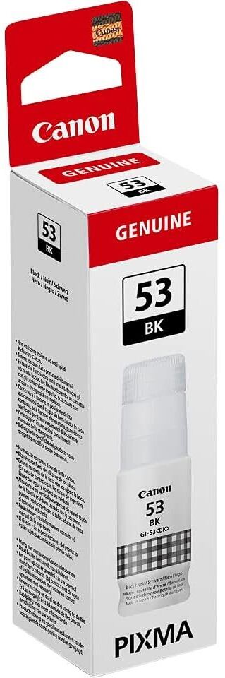 Canon GI‑53 BK EUR Black Ink Bottle – 60 ml