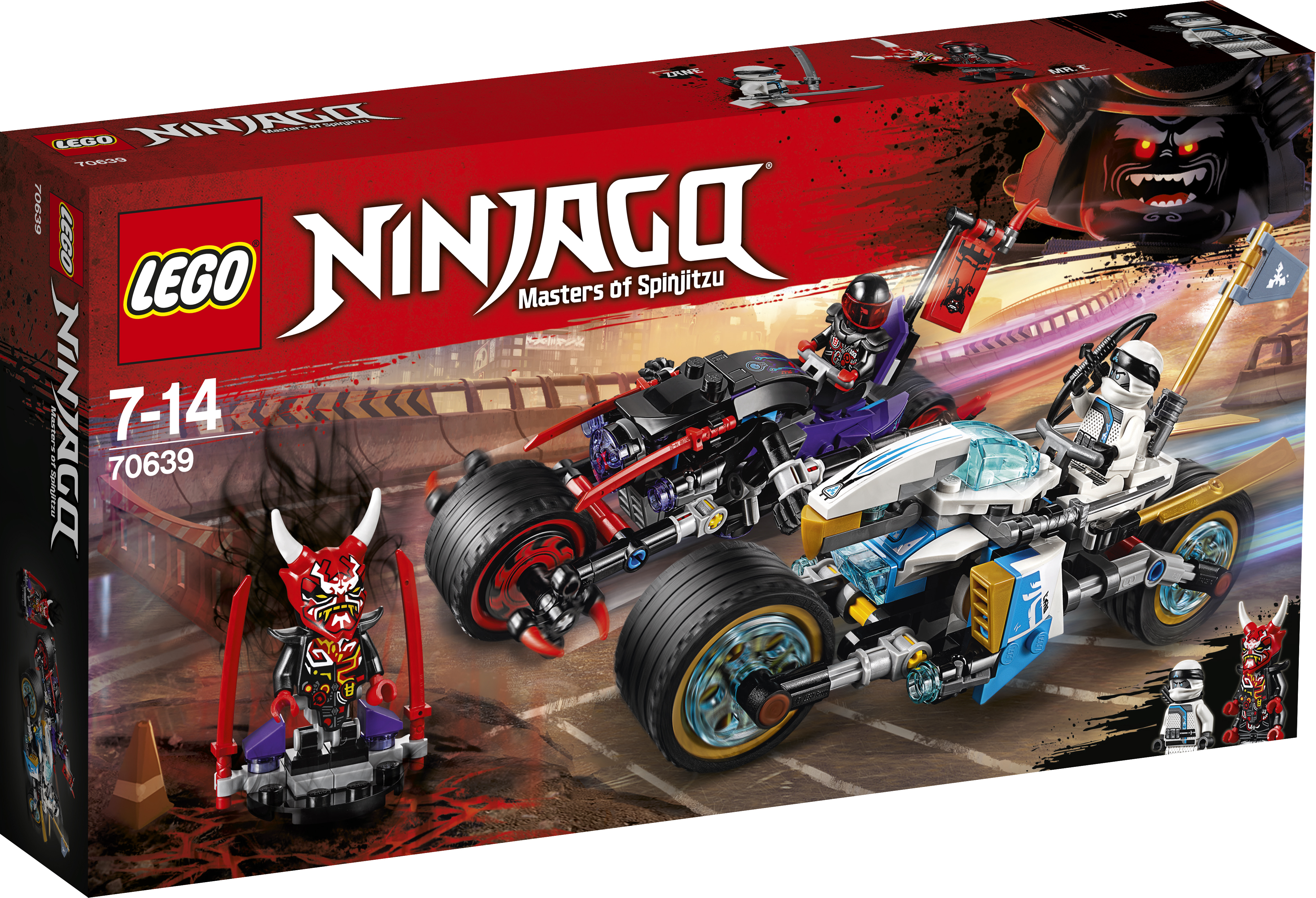LEGO NINJAGO Straßenrennen des Schlangenjaguars 70639