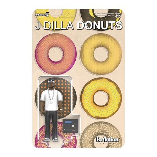 Super7 J Dilla ReAction actiefiguur Wave 02 - J Dilla (Donuts)