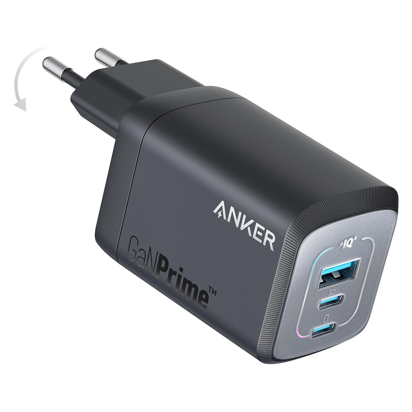 Anker Prime GaN III 735 Fast Charger (67 W, 3 Ports) (A2669313)